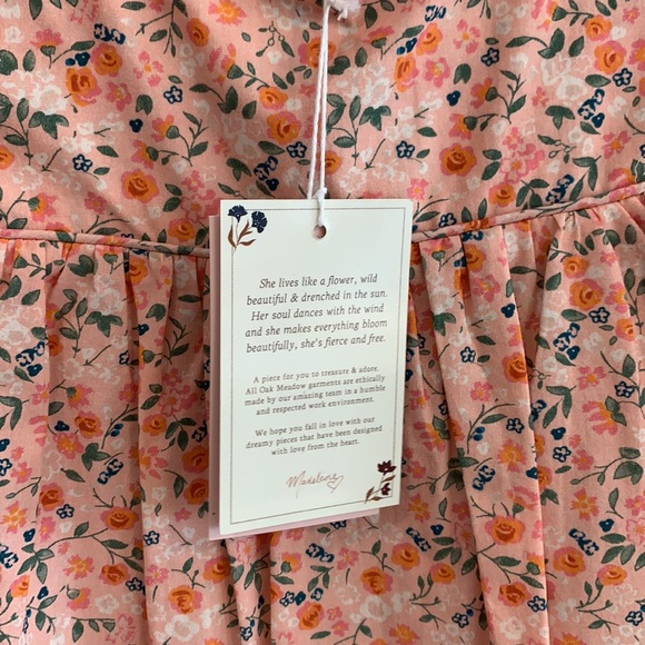 Oak Meadow Peach Posey Blouse - Picture 4 of 5